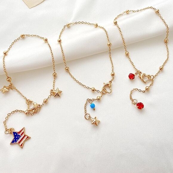 Adorable Star Anklet - Picture 2 of 2